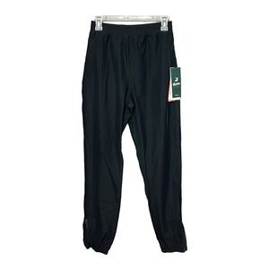 Glyder Motion Jogger Black High Waist Tapered Fit Unlined Performance Activewear